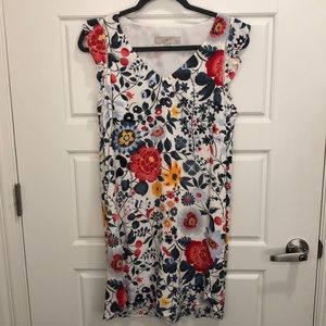 Floral dress from Loft. Size small petite. Never worn before